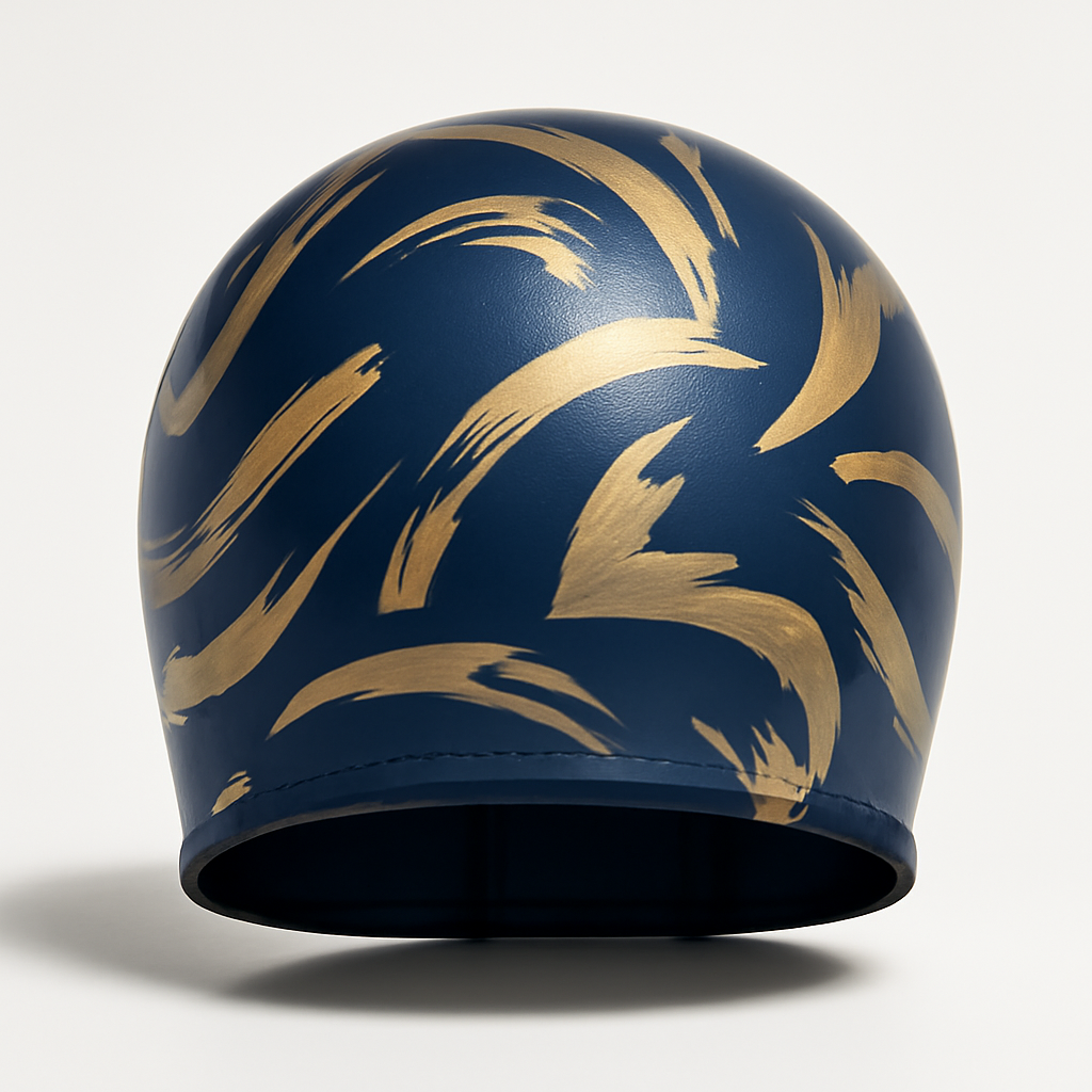 프리미엄 메탈릭 수영모자